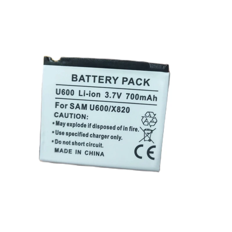 AB423643CU Phone Battery For Samsung SGH-U600 SGH-U608 SGH-E840 X828 D830 D838 E840 E848 F589 F639 U100 battery 700mAh SanErqi