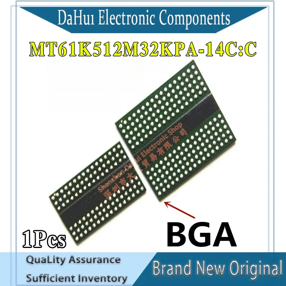 (1piece)100% New MT61K512M32KPA-14C:C D9ZPL MT61K512M32KPA-14C:B D9XKV BGA Chipset In Stock