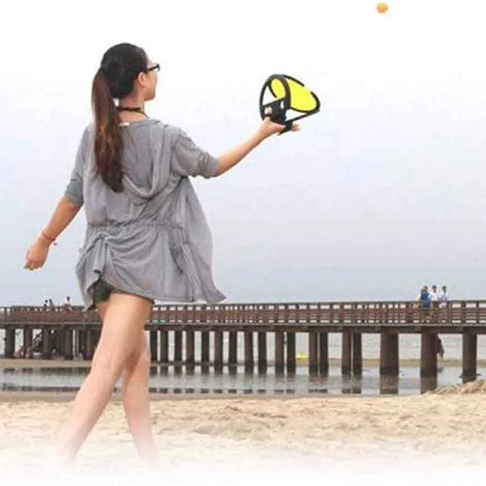 Strand Toss en Catch Ball Set Racket Gooi En Catch Ball Game Outdoor Strandspel voor kinderen/volwassenen/familie voor kinderen van 3-10 jaar