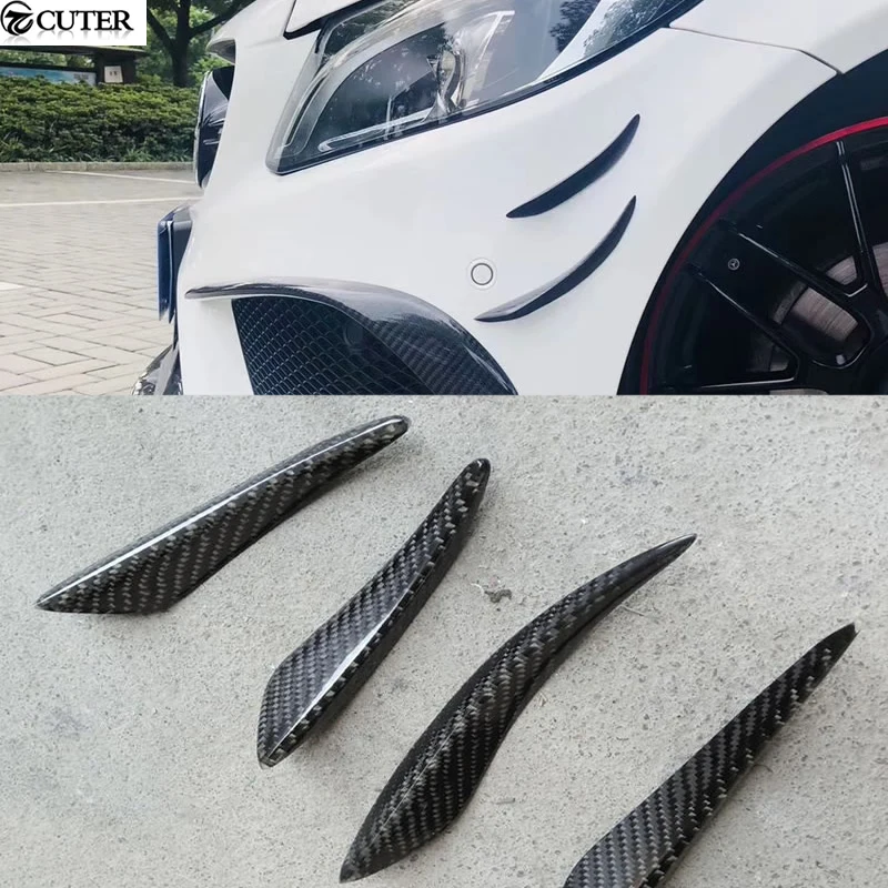 W204 W205 W212 W213 W117 W176 Carbon Fiber Side Fender Air Vents Kit Trim Fender for Benz A Class C Class E Class CLA Class