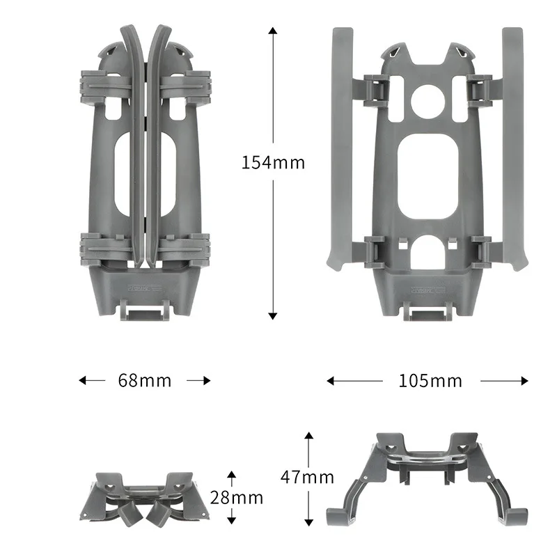 For DJI Mavic 2 PRO/ZOOM Drone Foldable Landing Gear Extension Support Leg Drone Body Heightened Protector Bracket Accessories