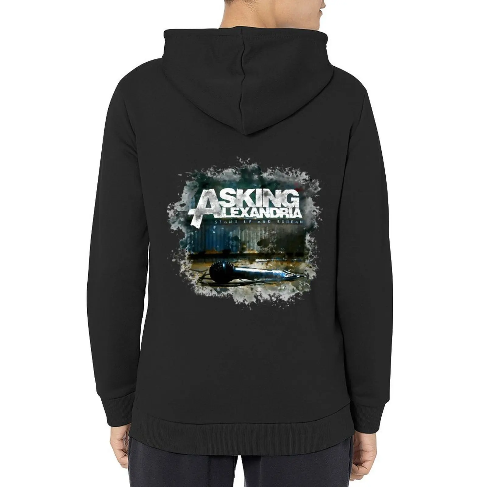 Asking Alexandria Hoodie men's winter sweater graphic t shirts men japanese style hooded shirt hoodie man
