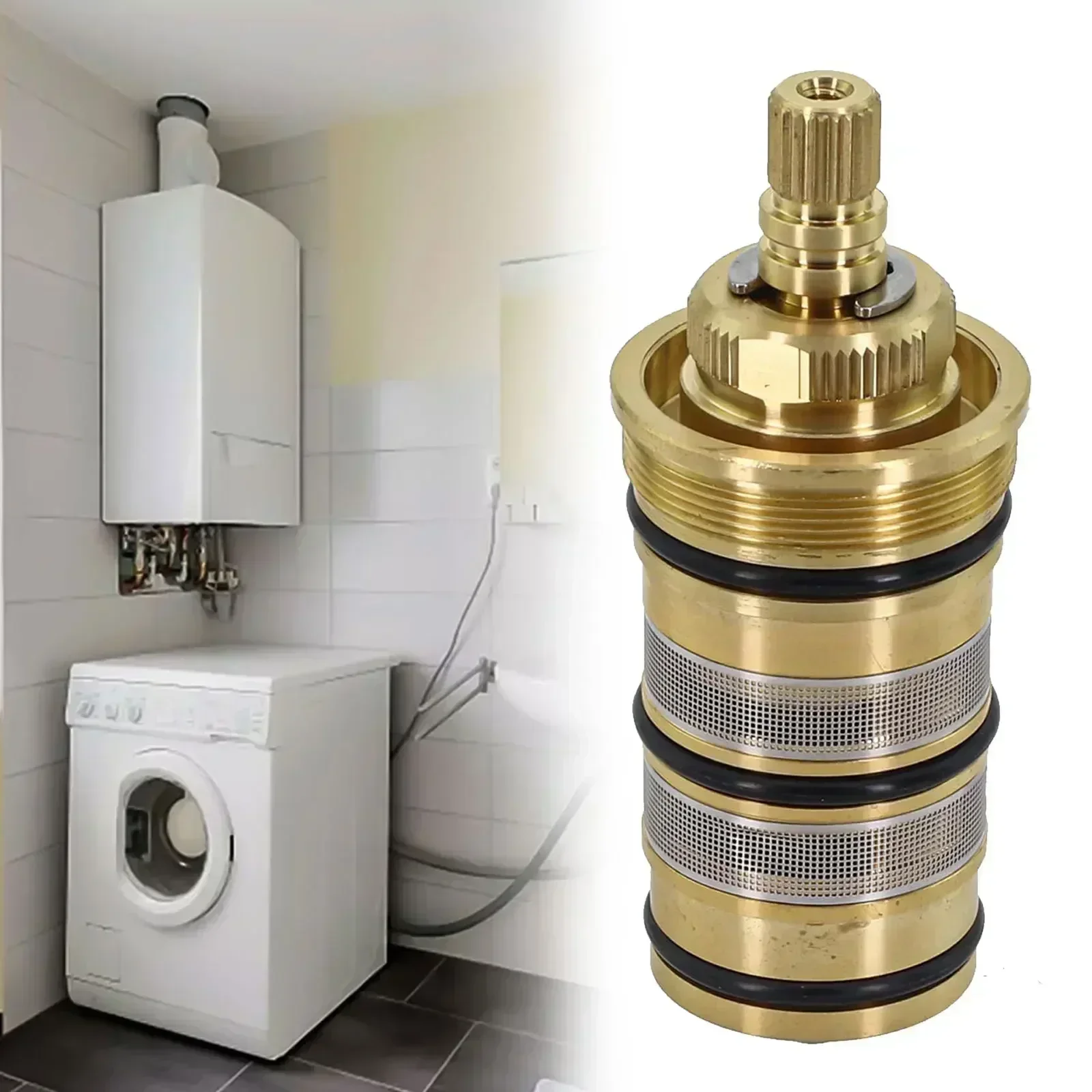 Replacement Valve Repair Kit Easy Installation Full Copper High-quality Materials For Hot And Cold Water Changes
