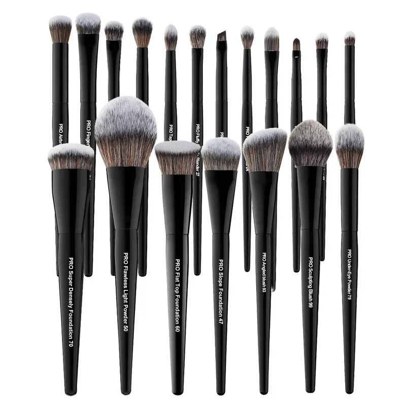 Biyouyi 19/32 Piece SF Full Series Black Makeup Brush Set Professional Multi-functional Cosmetics Brushes for Face And Eyes