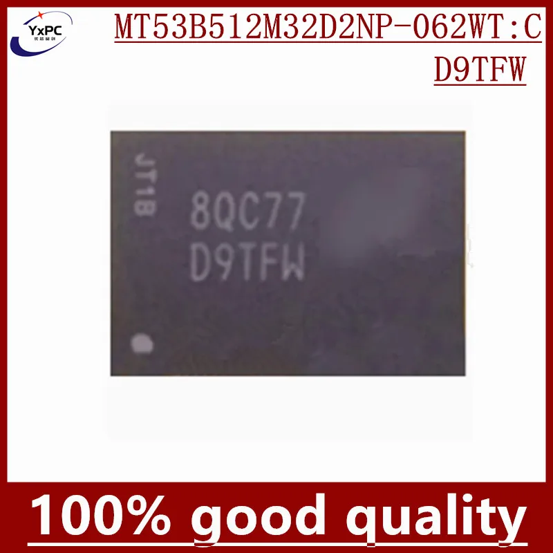 

D9TFW MT53B512M32D2NP-062 WT:C LPDDR4 2GB 3200Mbps BGA200 2G Flash Memory IC Chipset With Balls