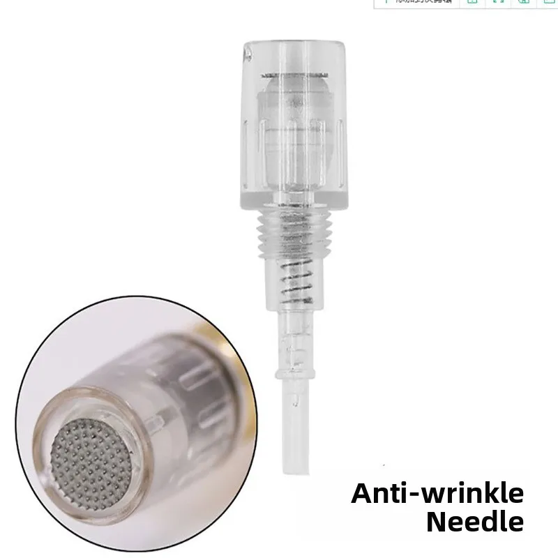 رقاقة نانو كهربائية مايكرو إبرة رئيس MTS حمض الهيالورونيك فيتامين C الحمل رمش الأساس مايكرو كريستال برغي المشبك #5