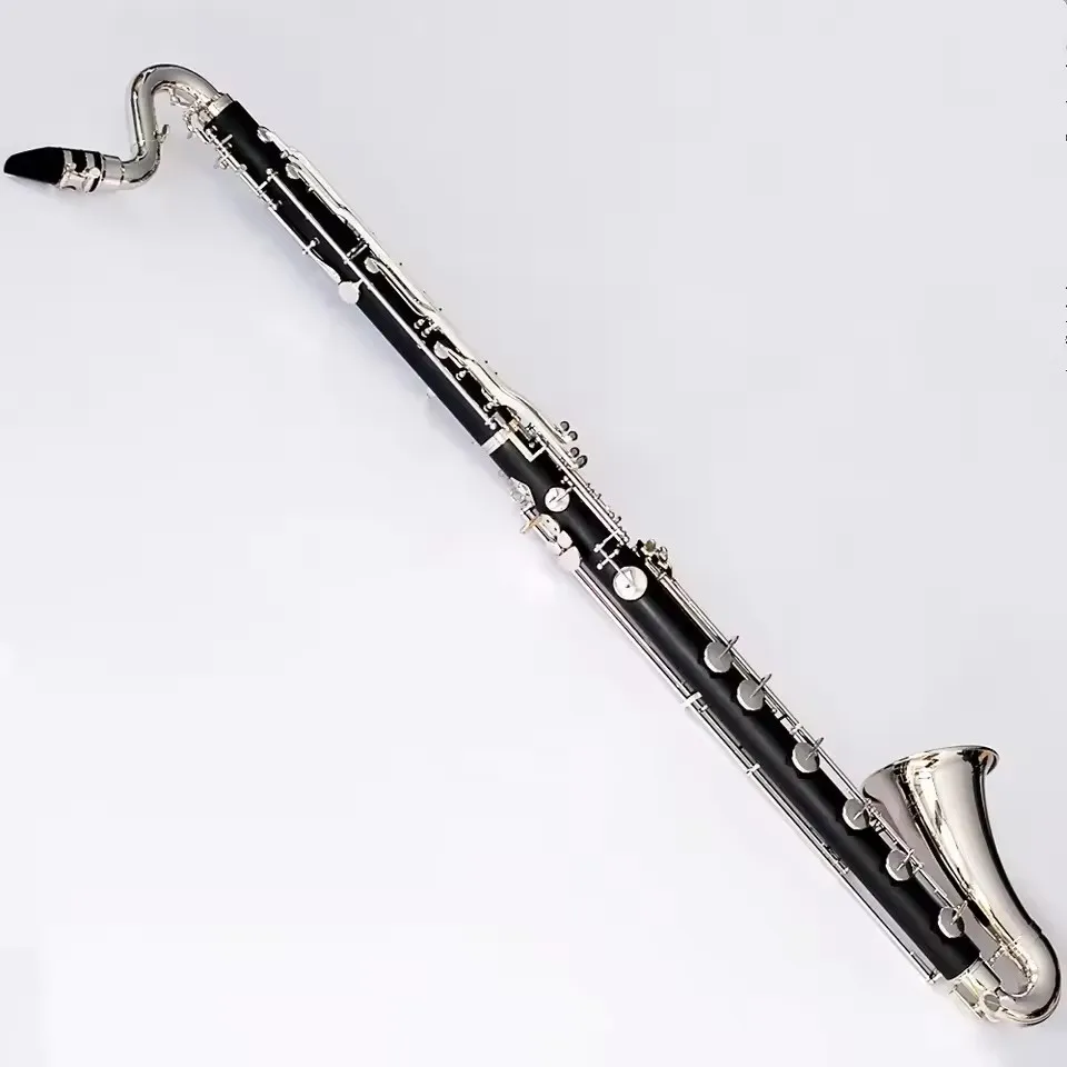 Professional High Quality Low C Bass Clarinet Instrument