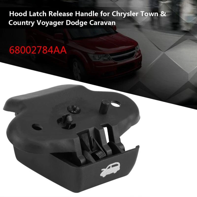 68002784AA Hood Latch Release Handle For Chrysler Town Country Voyager For Dodge Caravan Car Accessories