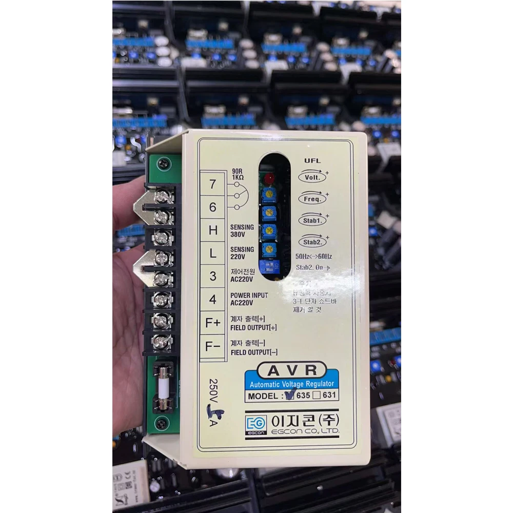 

Factory !!! Korea AVR-635 Brushless Generator Excitation Voltage Regulator