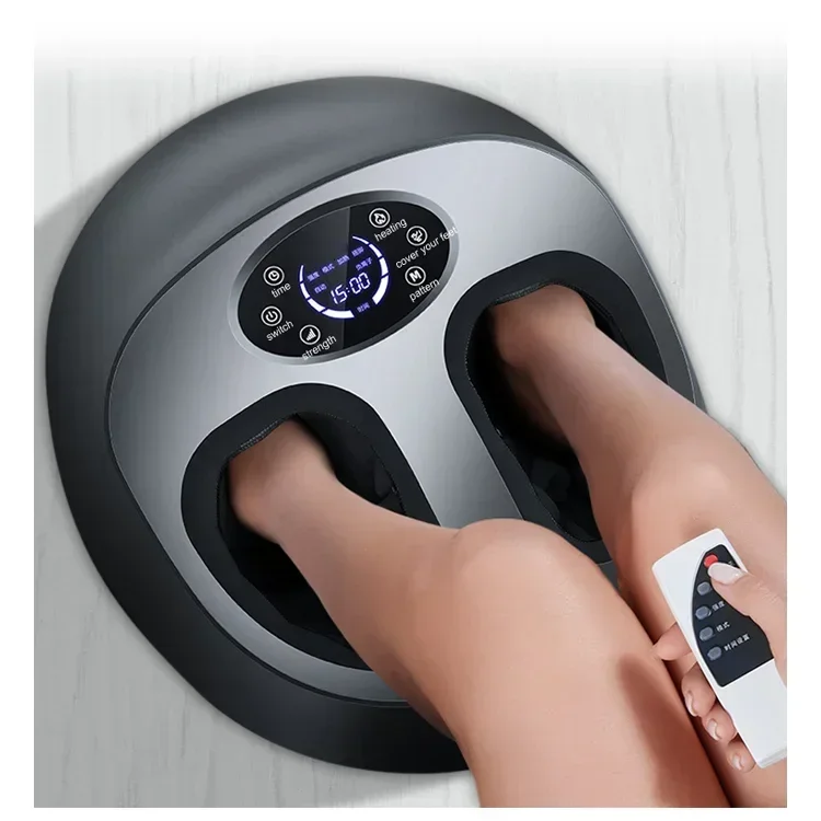 Foot SPA Heat Infrared Vibration Air Compression Heating Electric Roller Leg Calf Machine Foot Massager