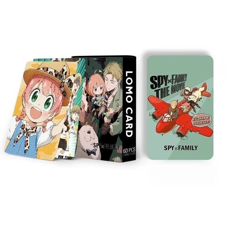 Nieuwe SPY × FAMILY Anya Forger Laid Laser Card High Color Value Anime Cartoon Printing Student Postcard Polyaroid Collection Card