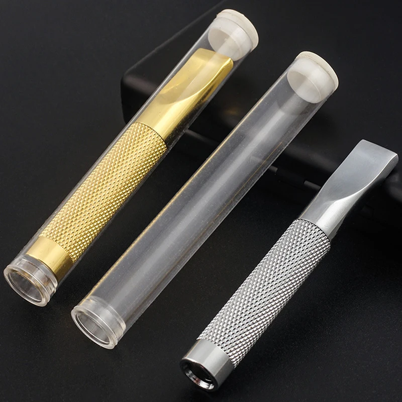 Luxury Cigarette Holder Premium Metal Tobacco Pipe with Microfilter, Elegant Smoking Accessory for Discerning Smokers