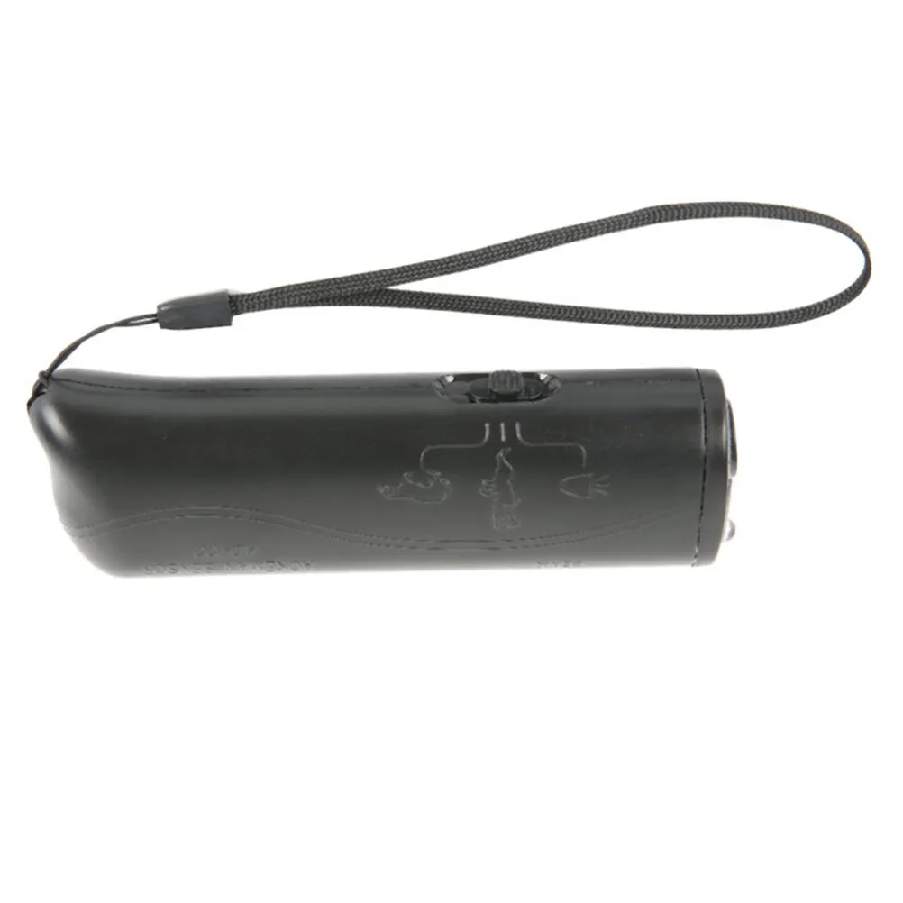 Ultrasonic Dog Repeller for Barking Control & Obedience Training with 2800mcd White Light Flash