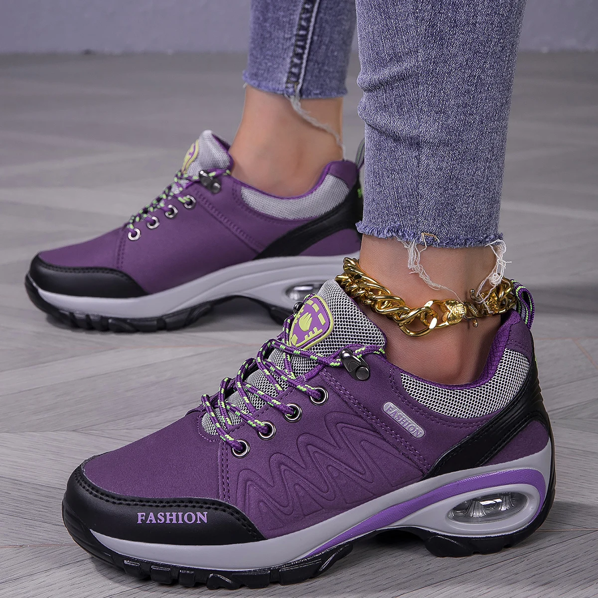 Chaussures de randonnée antidérapantes pour femmes, chaussures de sport de course et de randonnée, nouvelle collection printemps et automne 2025