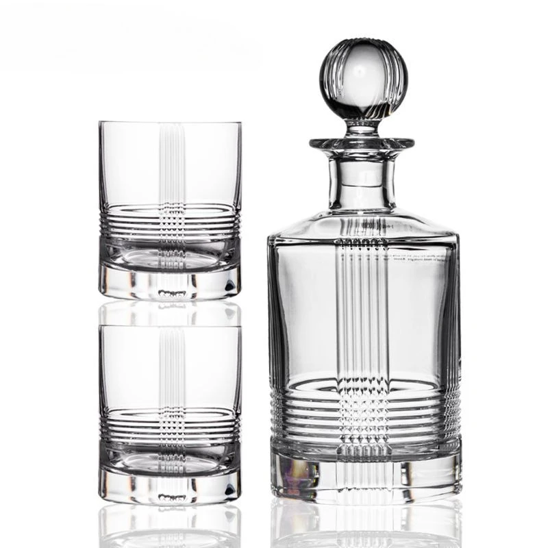 

Crystal glass wine bottle luxury European home, glass wine bottle set