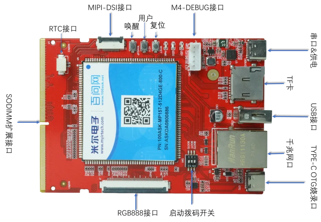 DongshanPISeven Stm32mp157 Base Board