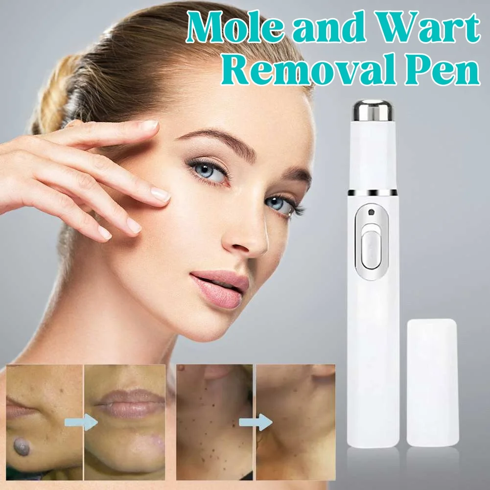 

Mole and Wart Removal Pen Skin Tag Removal Pen Non Invasive Dark Spot Remover Portable Wart Remover with Heat for Face Beauty