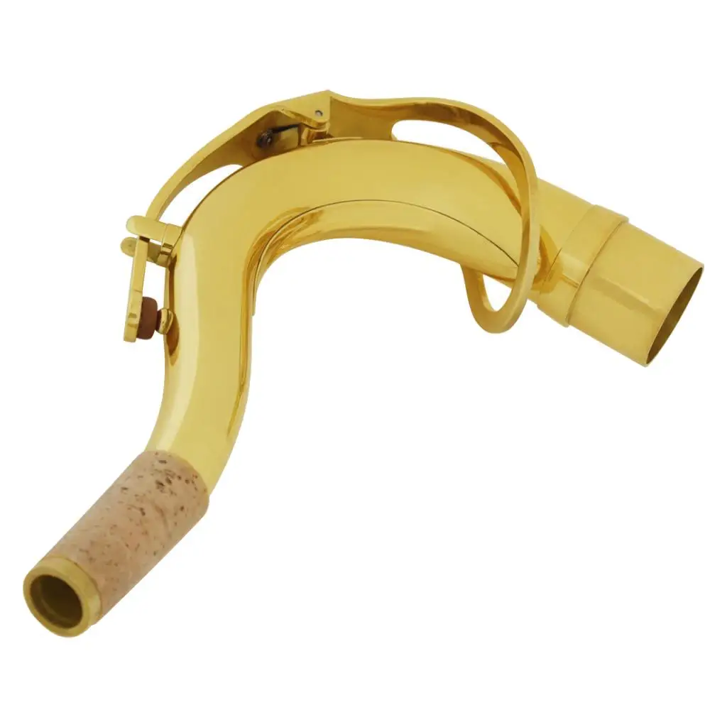 Brass Tenor Saxophone Neck Gooseneck Joint Replacement Part 27.8mm for Saxophone Accessories and Maintenance