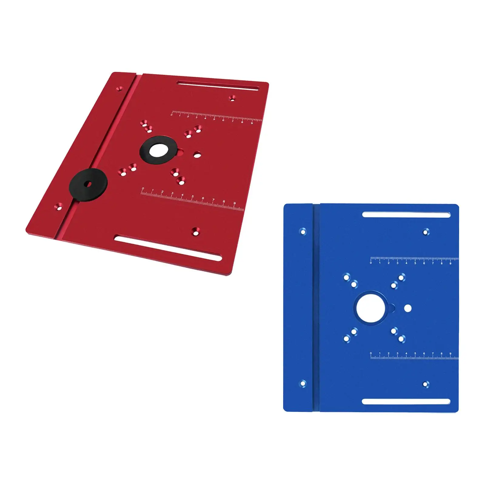 Router Table Insert Plate, Bancos Multifuncionais para Carpintaria, Router Flip Plate for Milling, Máquina de corte, Decoração Trabalhadores