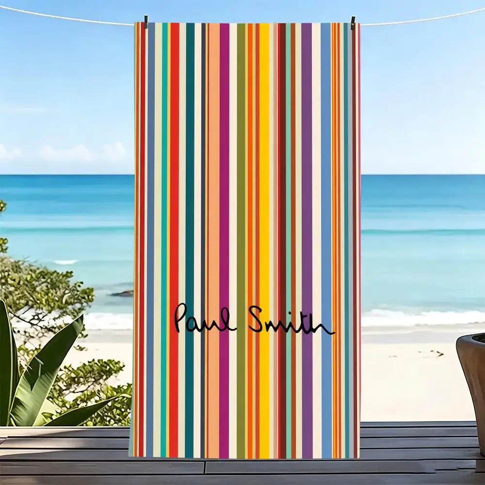 Brand Paul Smith Towel Microfiber beach towel, quick-dry, sand-free, ultra-fine fiber, super soft.
