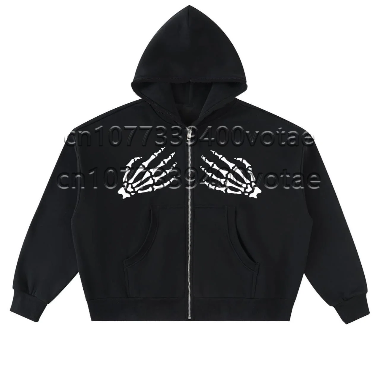 Fashion Letter Zip Up Hoodies Women Autumn Long Sleeve Tops Loose Hood Shirt Harajuku Y2K Clothes Female Sweatshirt Jacket