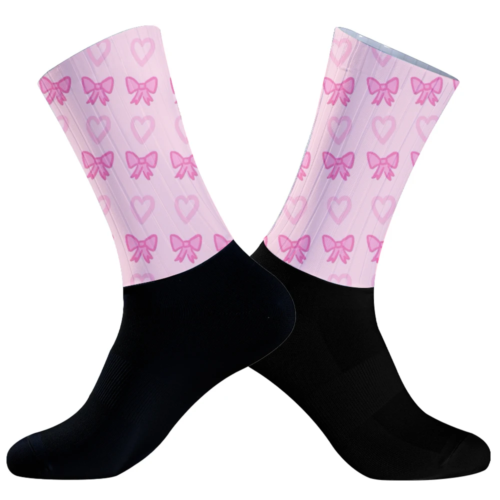 Chaussettes de vélo respirantes pour hommes et femmes, sports de plein air, football, basket-ball, cyclisme, marque, nouveau, 2024