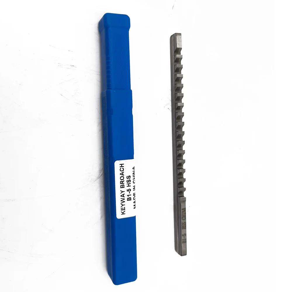 4mm 5mm B1 Type Push Type Keyway Broaches HSS Keyway Tools for CNC Machine Tool