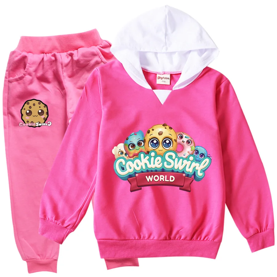 

Cookie Swirl C Clothing Sets Kids Long Sleeves Shirt Hoodies for Kids Cartoon Spring Hoodie Girls Sweatshirt Cute Baby Coat