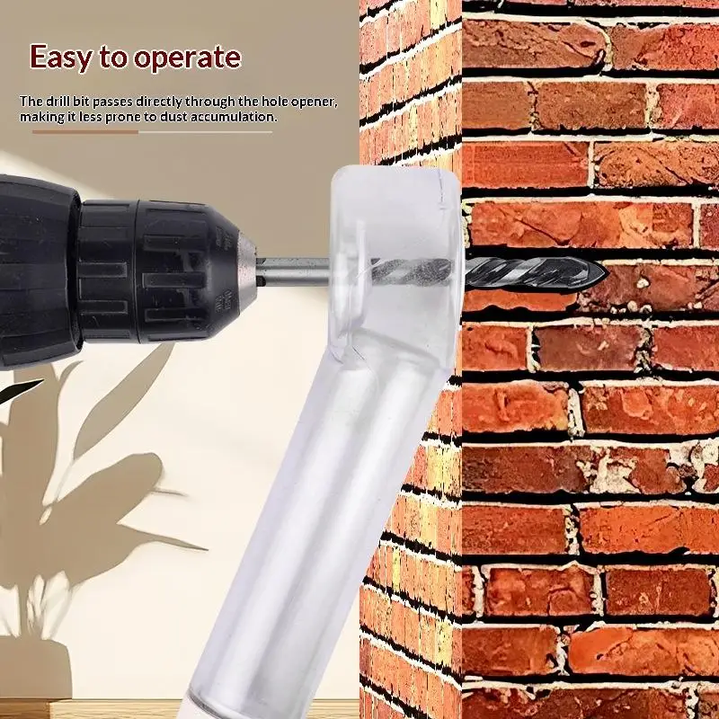 ●1Pc Sealed Dust Containment System Power Drill Dust Cover With Integrated Drill Bit Storage Case For Clean & Safe Drilling