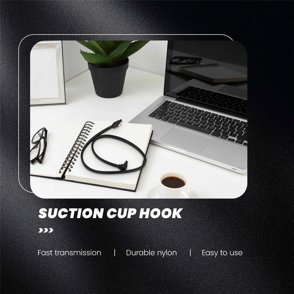 ナイロンスリーブ付きハードディスクデータケーブル,sata 3.0,iii,7ピン,6 gbps,ssd,7直角,50cm