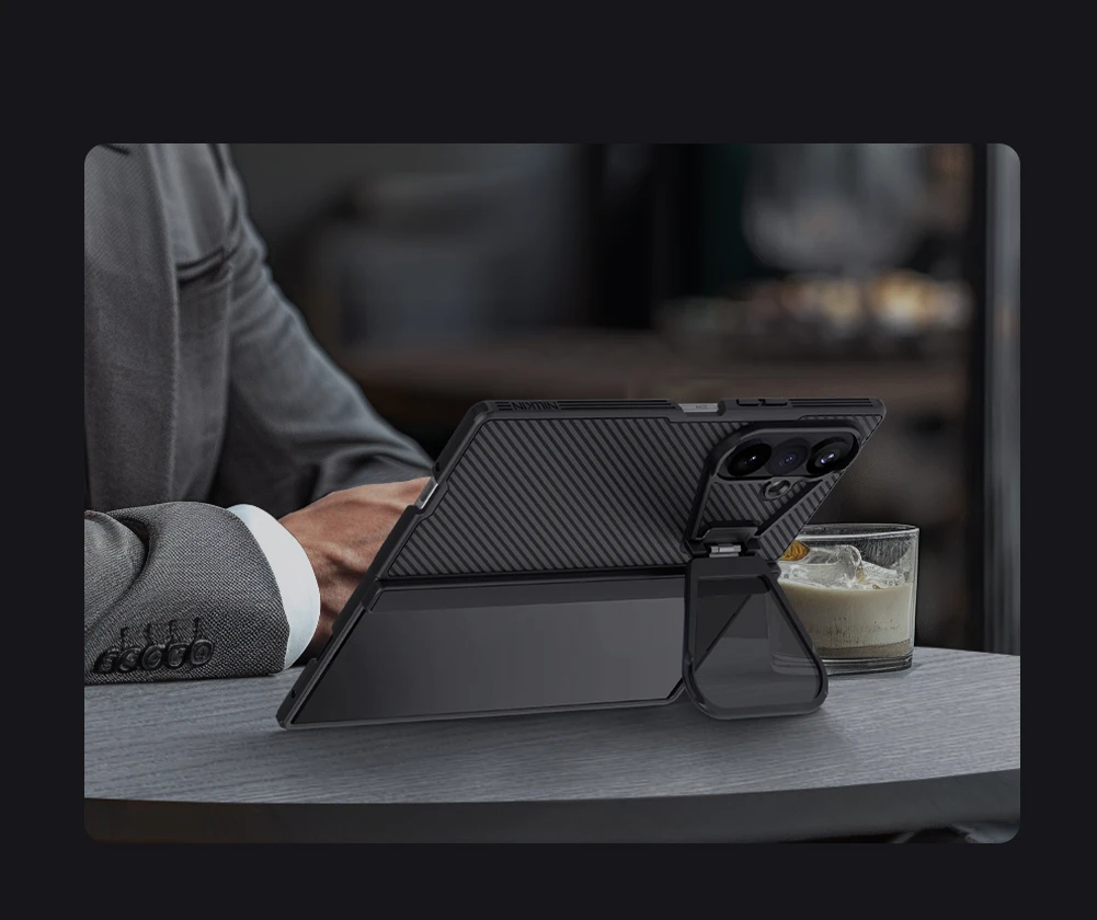 Nillkin for Samsung Galaxy Z Fold 8 Ultra Magnetic Fold Phone Case Ultra Thin Matte TPU + PC Anti Shockproof Back Cover