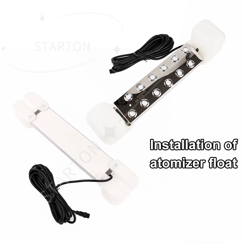 Head Atomizer Ultrasonic Nebulizer Mist Maker Fogger Industrial Air Humidifier Hydroponics Fog Sprayer Generator