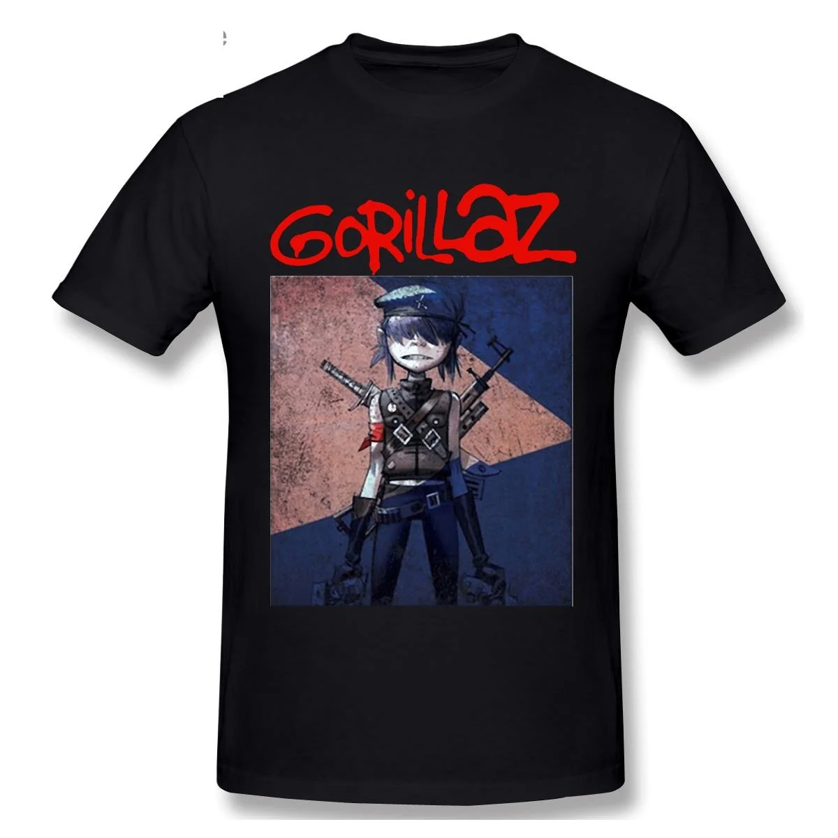 Timothee Chalamet Gorillaz Casual Shirt Men's Long Sleeve T-Shirt Striped Henry Collar Thickened Autumn Wear Daily 3D Print