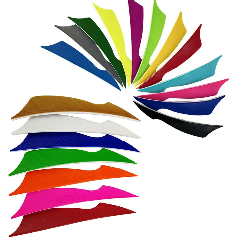 

50pcs 4" Right Wing Archery Feathers Turkey Fletches Arrow Shaft DIY For Hunting Shooting Compound/Recurve Bow Accessories