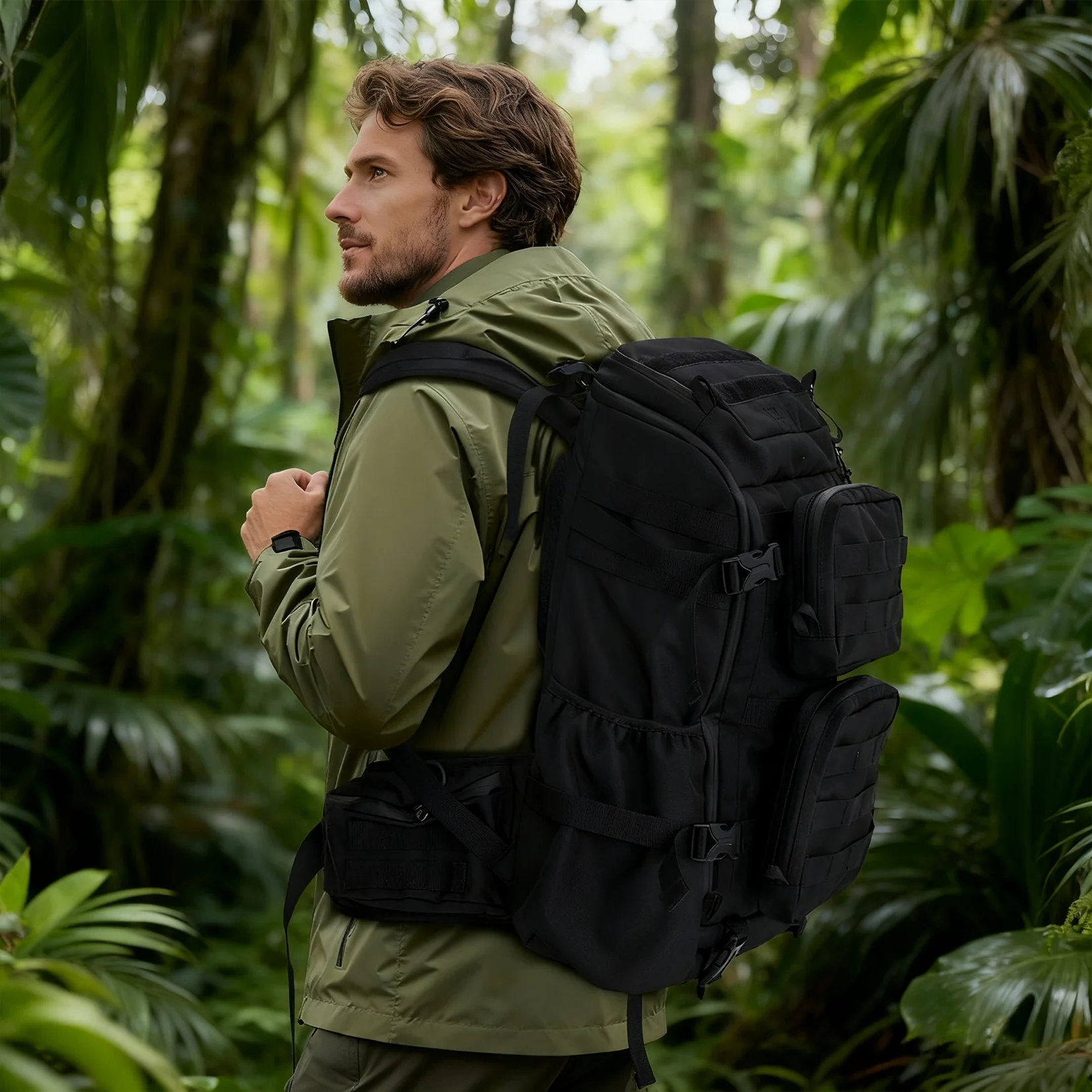 Mochila Timeet para acampar, bolsa de escalada impermeable de gran capacidad de 26l, mochila de viaje ultraligera para hombre, mochila para ordenador portátil para senderismo al aire libre