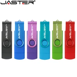 JASTER 3in1 OTG USB 2.0 Flash Drive 64GB Micro Memory Stick 32GB 16GB for Samsung and Computer External Storage 8GB Usb флешка