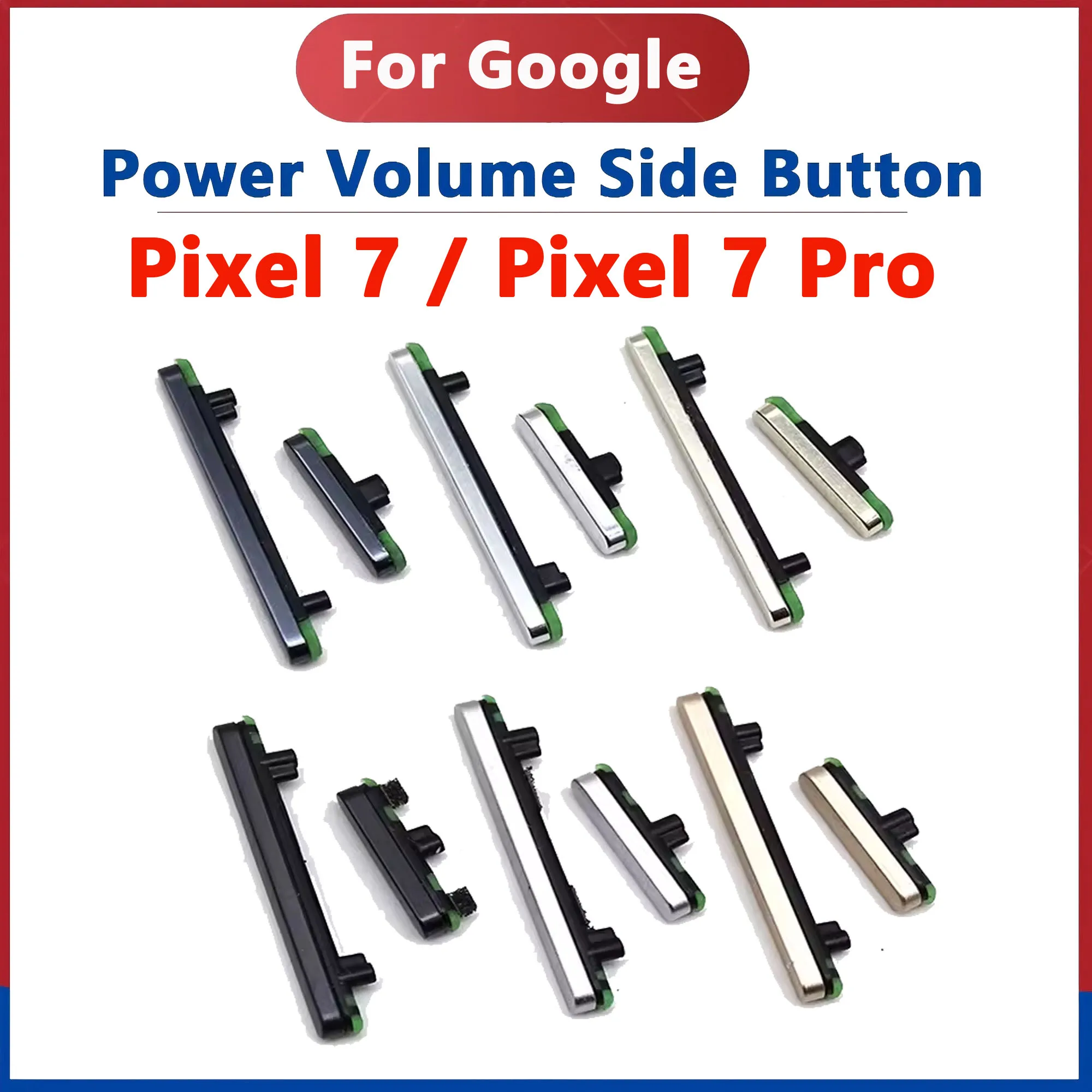 

Side Button For Google Pixel 7 / Pixel 7 Pro 7Pro Keys On OFF Power Volume Buttons Control Switch Key