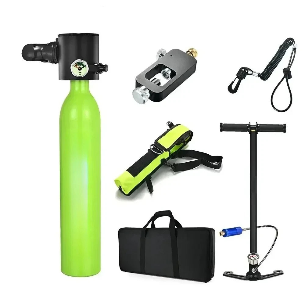 Underwater Breath Device  Cylinder Oxygen  5-10 Minutes D Set 0.5L Mini Scuba Tank Dive Diving Equipment