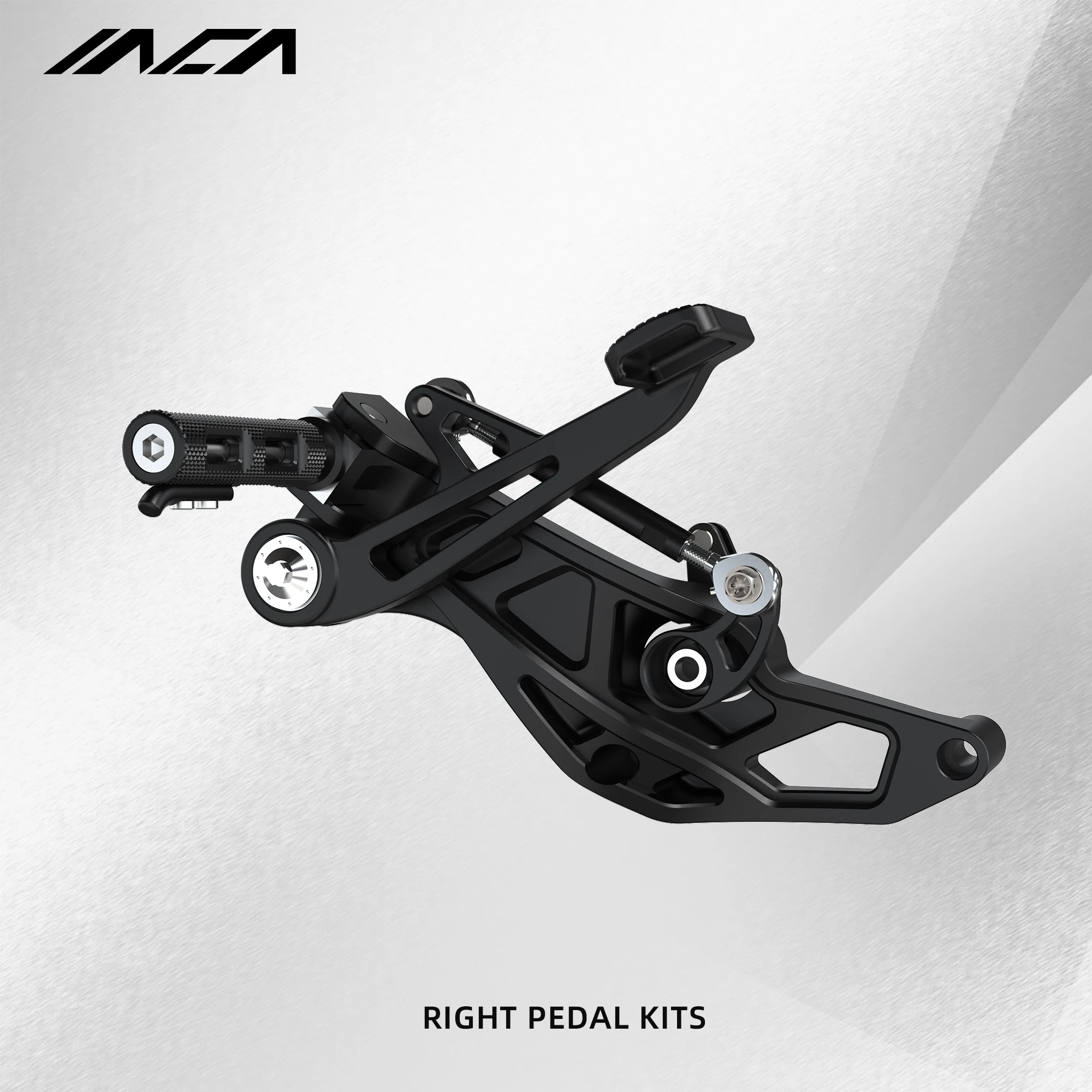 

For Inca king Adjustable CNC Aluminum Alloy Lower Foot Peg Assembly Lightweight New China-Chic Design