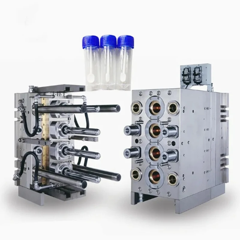 Custom Stainless Steel Injection Plastic Pipe Fitting End Cap Mold with Wire EDM & CNC Machining for Tube Applications