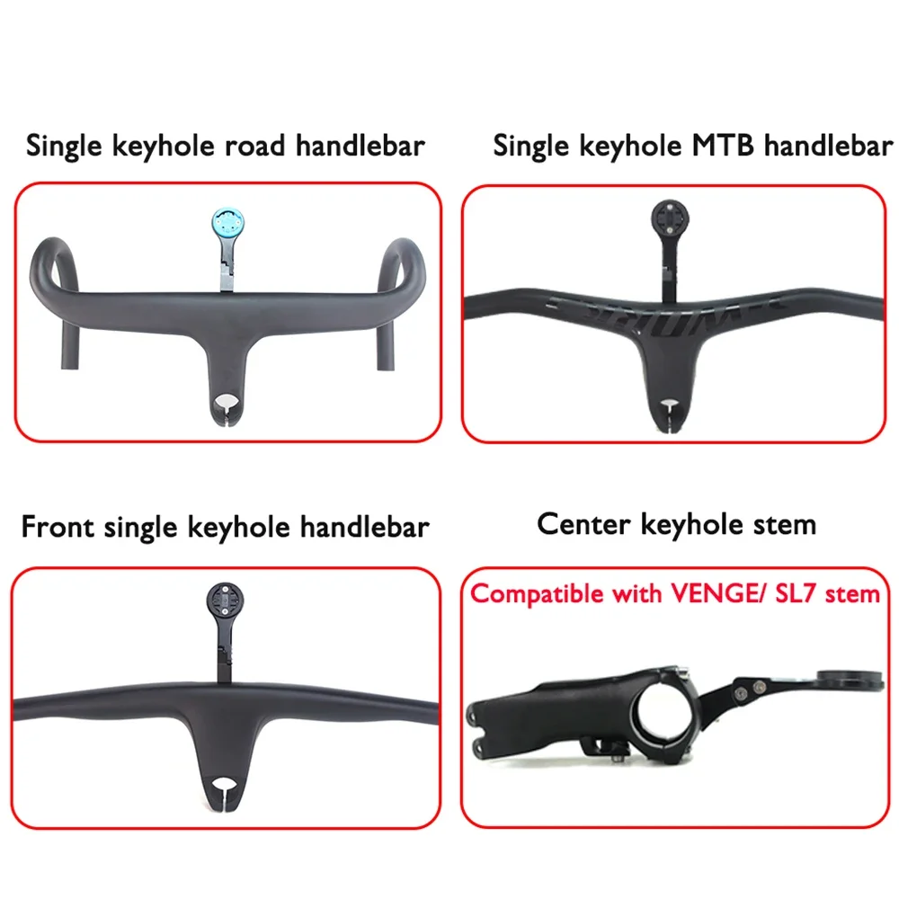 SYNCROS 6 "dudukan komputer Universal ADDICT RC/IC IM braket terintegrasi CRESTON IC SL Aloi dudukan komputer setang Jalan bagian sepeda