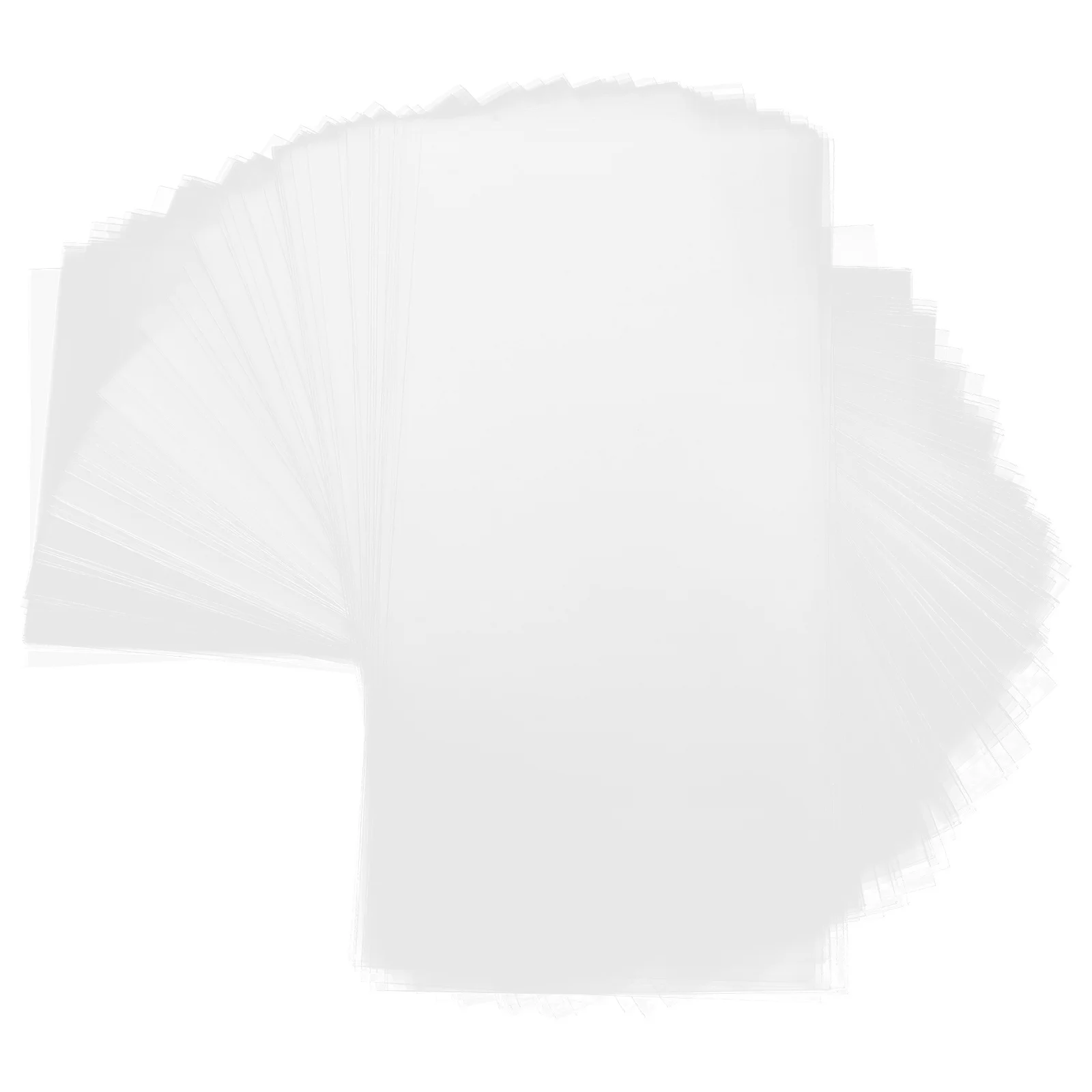 

500pcs Clear Paper Money Sleeves Banknote Storage Pouch Waterproof Transparent Organizer For Cash Saving Bill Protection