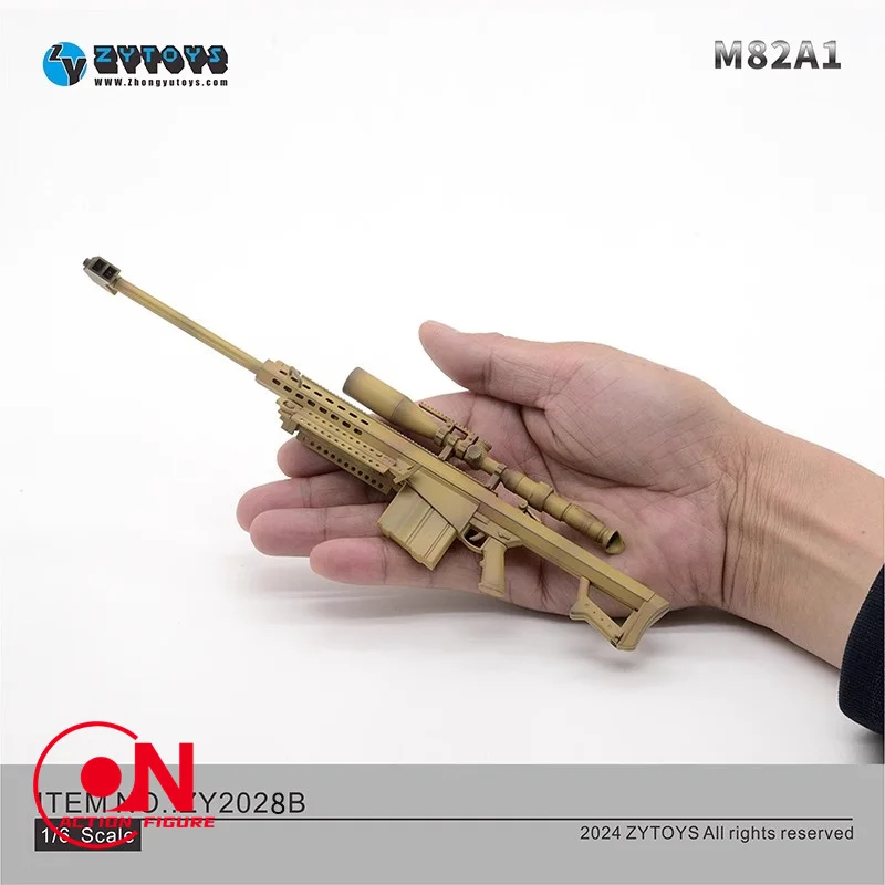 ZYTOYS ZY2028 1/6 Skala ABS M82A1 Scharfschützengewehr 24 cm Pistole Modell Szene Zubehör Fit 12'' Soldat Action Figur Körper Puppen