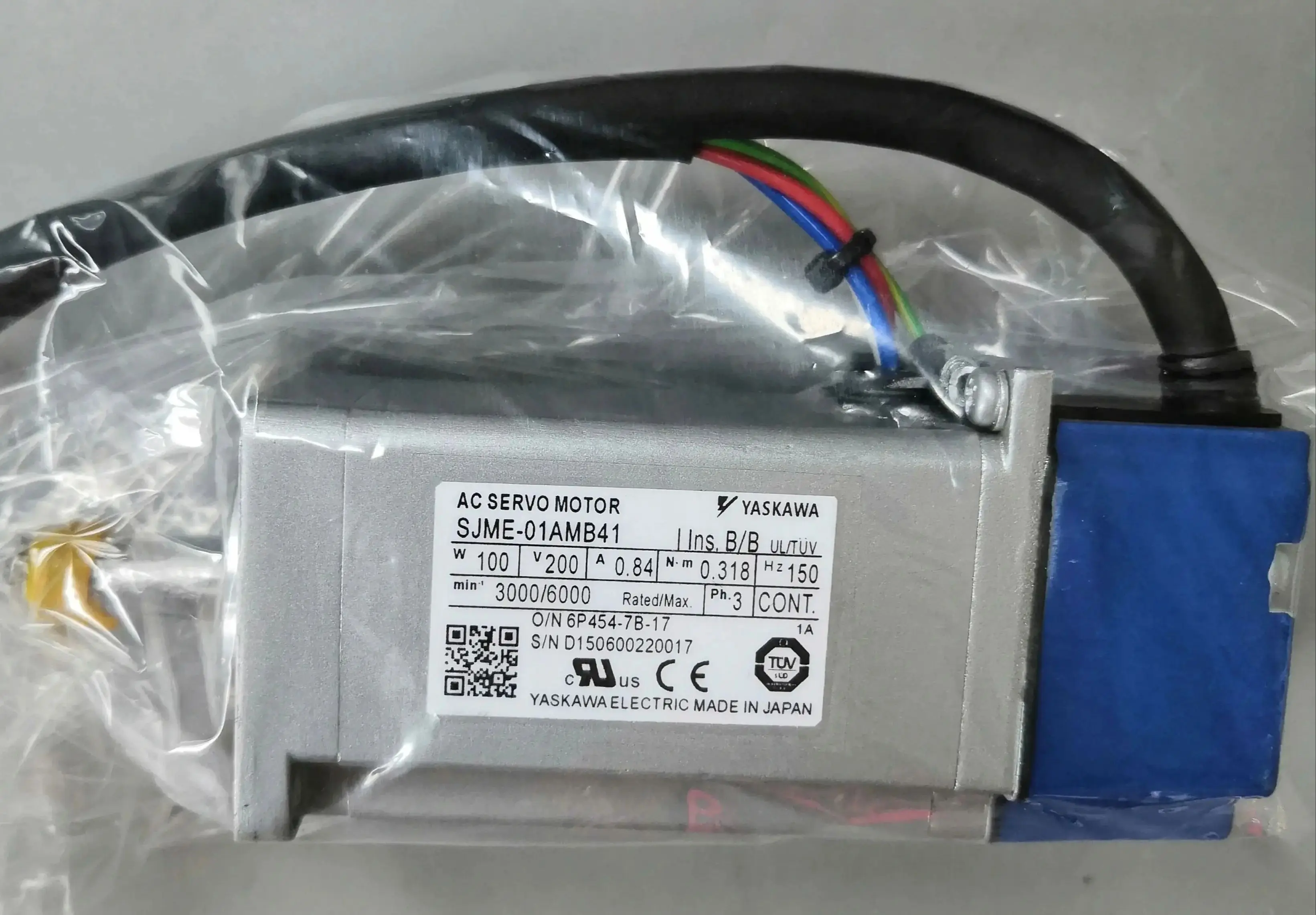 Original Genuine SJME-01AMB41 Brand New Servo Motor，SJME 01AMB41 Servo motor，Fast shipping，In Stock