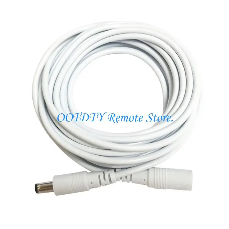  2m to 15m Power Cable Extension for 5.5 x 2.1 mm Equipment Reach Needs