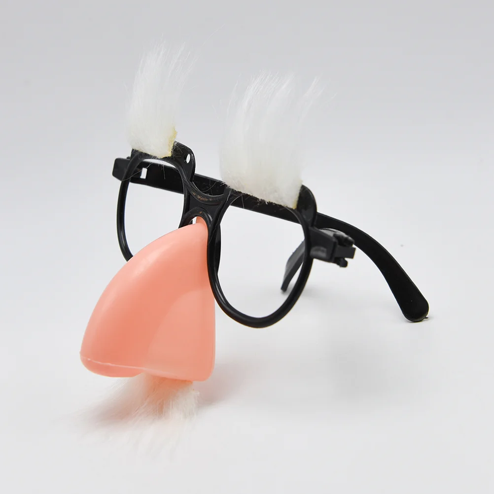 

2 Pcs Funny Nose and Mustache Glasses Halloween Party Novelty Eyeglasses for Kids Elder