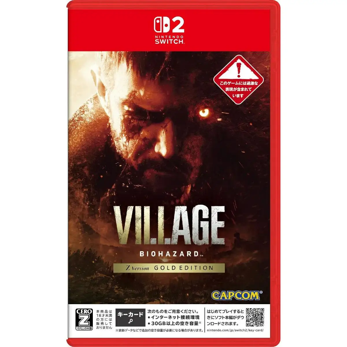 Resident Evil Village (VIII) Z Version Gold Edition (Importacion Japonesa) - Nintendo Switch 2 - Nuevo precintado
