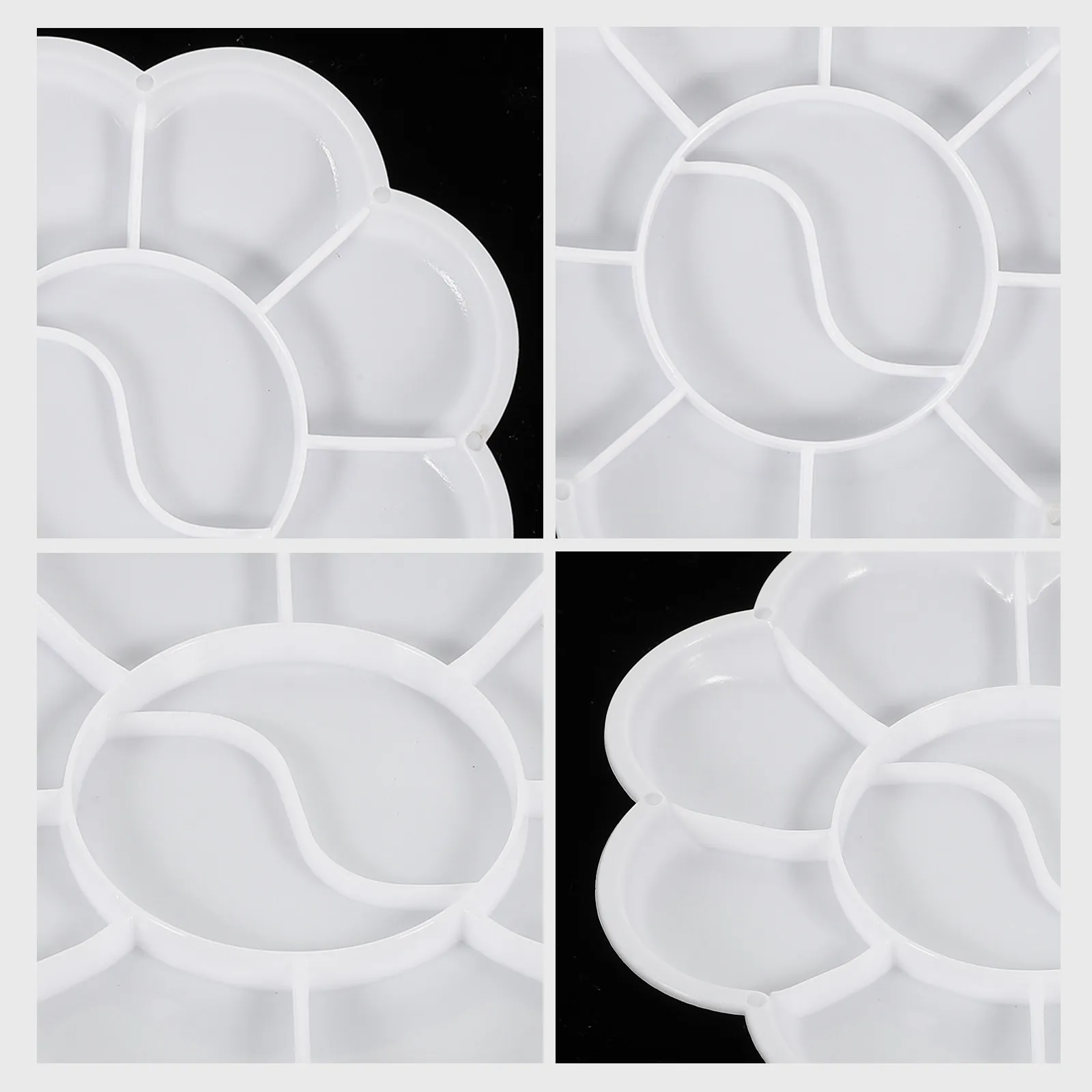 

20pcs Disposable Pigment Palettes Plastic Waterproof Colorant Mixing Tray For Tattoo Ink Mixing Professional Home Use Palette