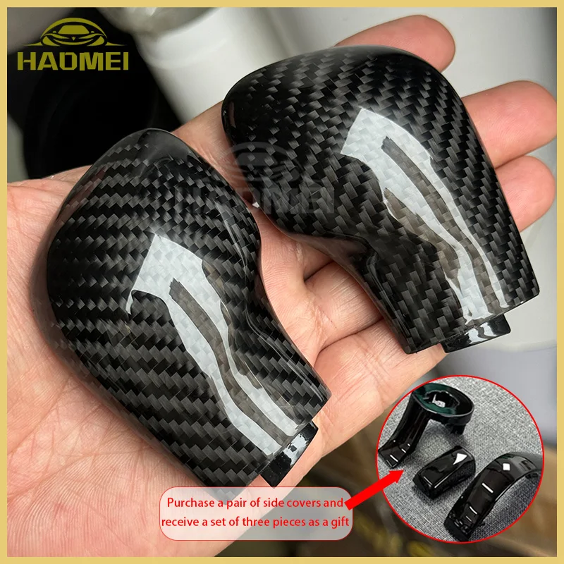 Shift Knob Gear Side Cover Suitable DSG Logo For Volkswagen Golf 6 7 R GTI Passat B7 B8 CC R20 Jetta MK6 GLI Car Accessories