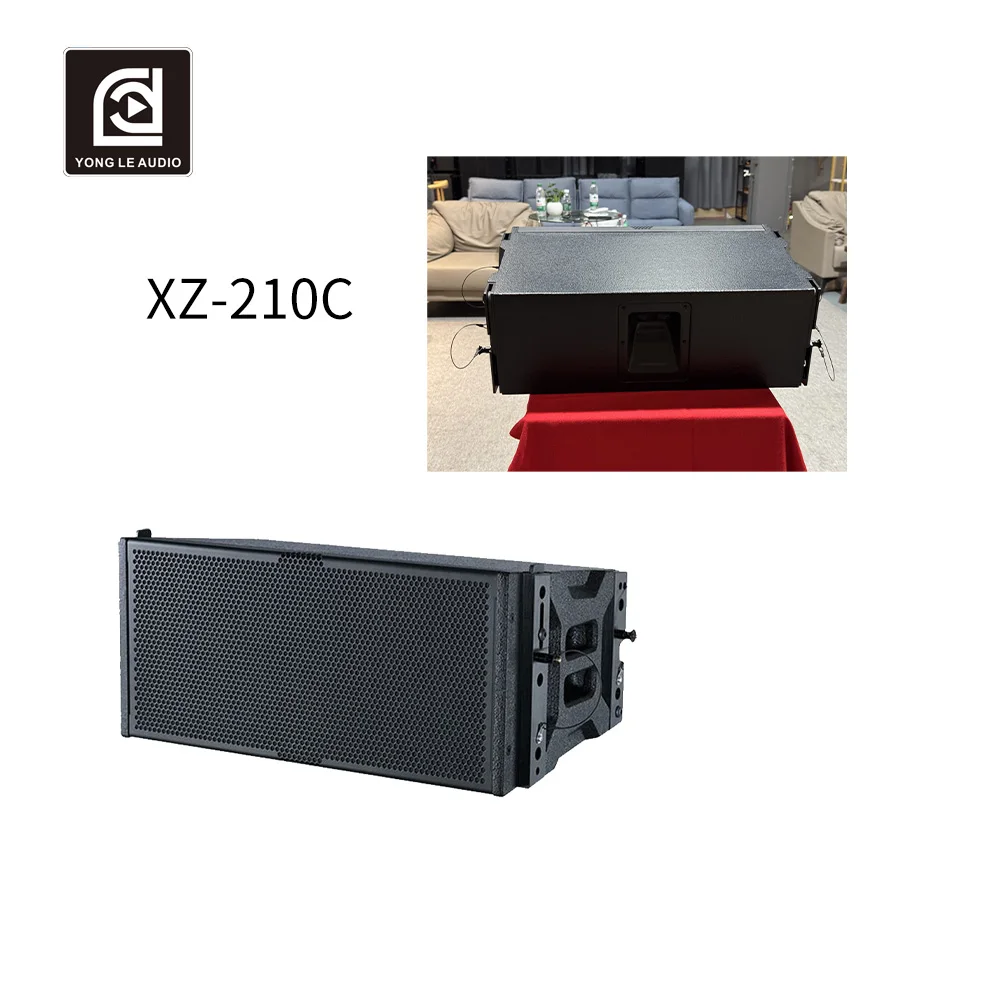 10 Inch Neodymium Double Line Array Speaker With Neo Magnet Pro Stage Subwoofer Audio-Waterproof Passive 8 HF Driver System